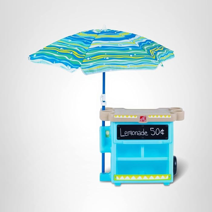 Step2 My First Lemonade Stand for Kids, Play Toy for Toddlers Ages 3+ Years Old, Durable, Easy Assembly, Blue | Amazon (US)