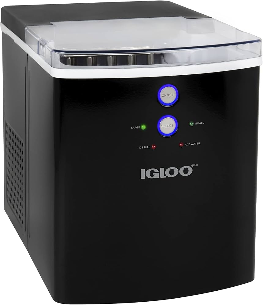 Igloo Large-Capacity Automatic Portable Electric Countertop Ice Maker Machine, 33 Pounds in 24 Ho... | Amazon (US)