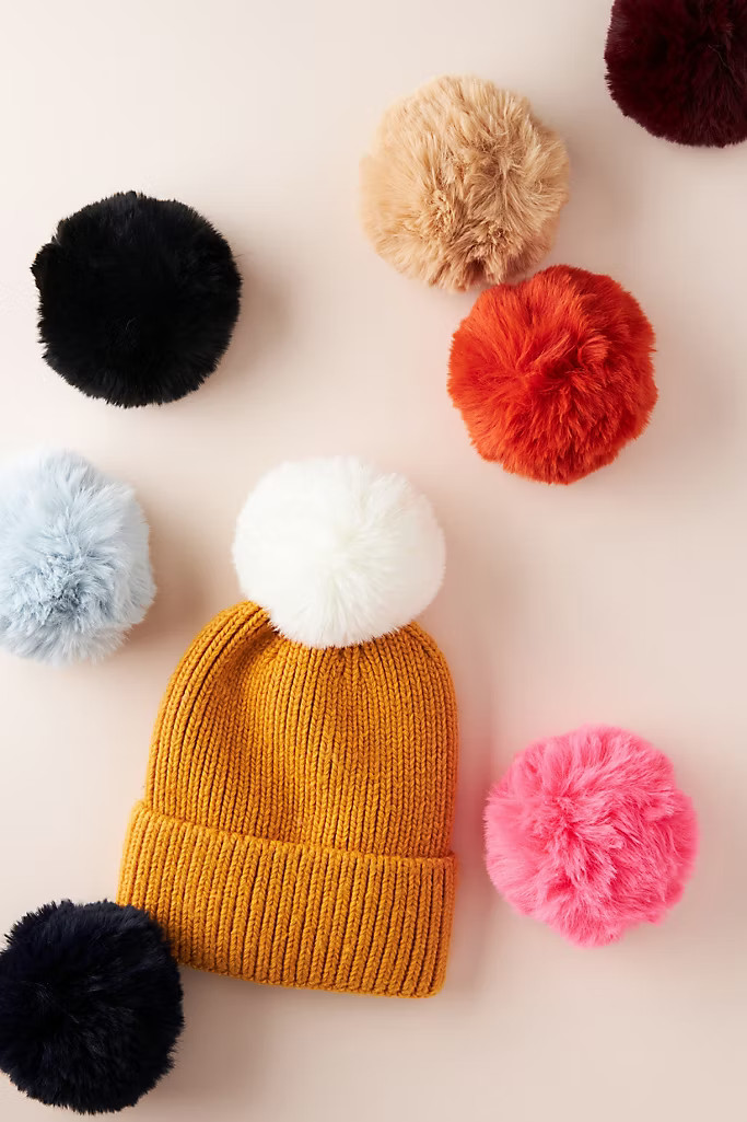 Pick-A-Pom Faux Fur Topper | Anthropologie (US)