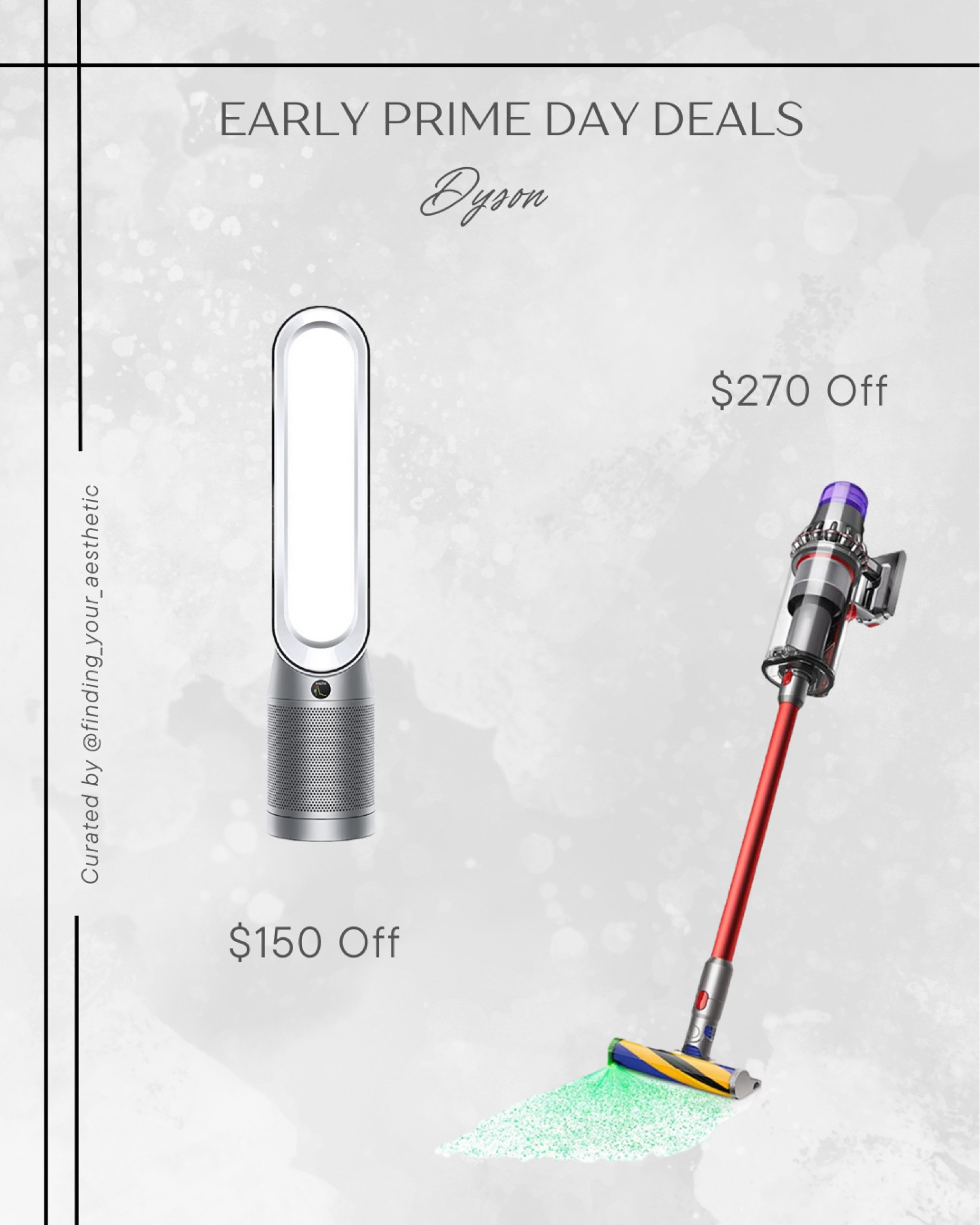 Great Deals on Dyson Vacuums and Air Purifiers as Prime Day Early Deals. I have both the purifying fan and vacuum and highly recommend 

Home care, cleaning, vacuum, stick vacuum, cordless vacuum, dyson vacuum, dyson fan, tower fan, air purifier, oscillating fan, prime day, prime deals, Amazon deals, Amazon finds, smart home

#LTKsalealert #LTKhome #LTKFind