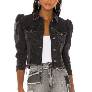 NWT retrofete denim black jacket | Poshmark