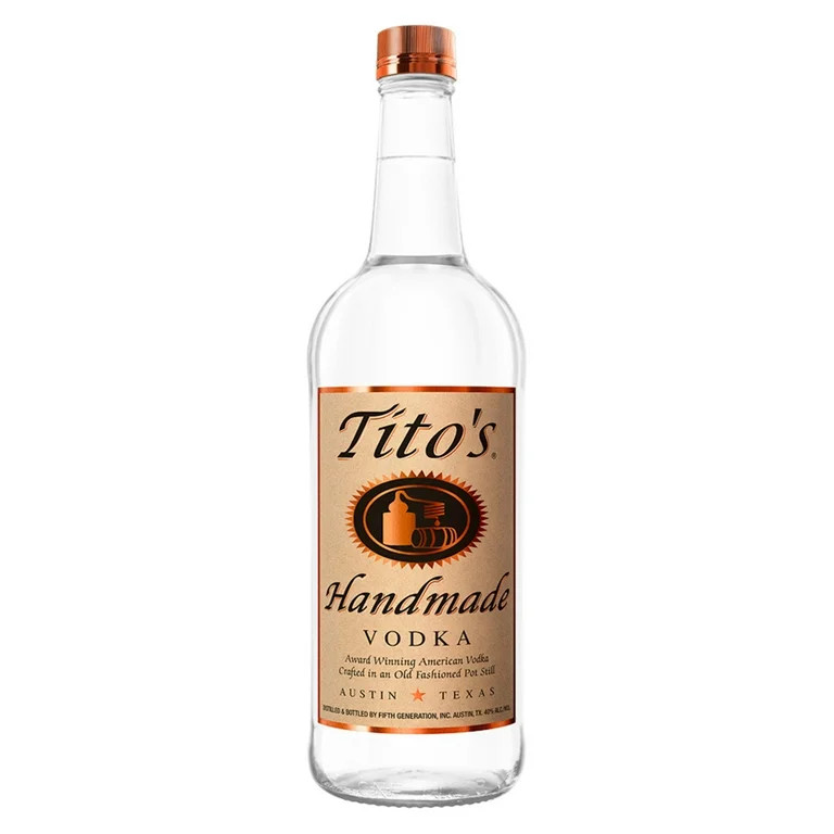 Tito's Handmade Vodka, 1 L Bottle, 40% ABV | Walmart (US)