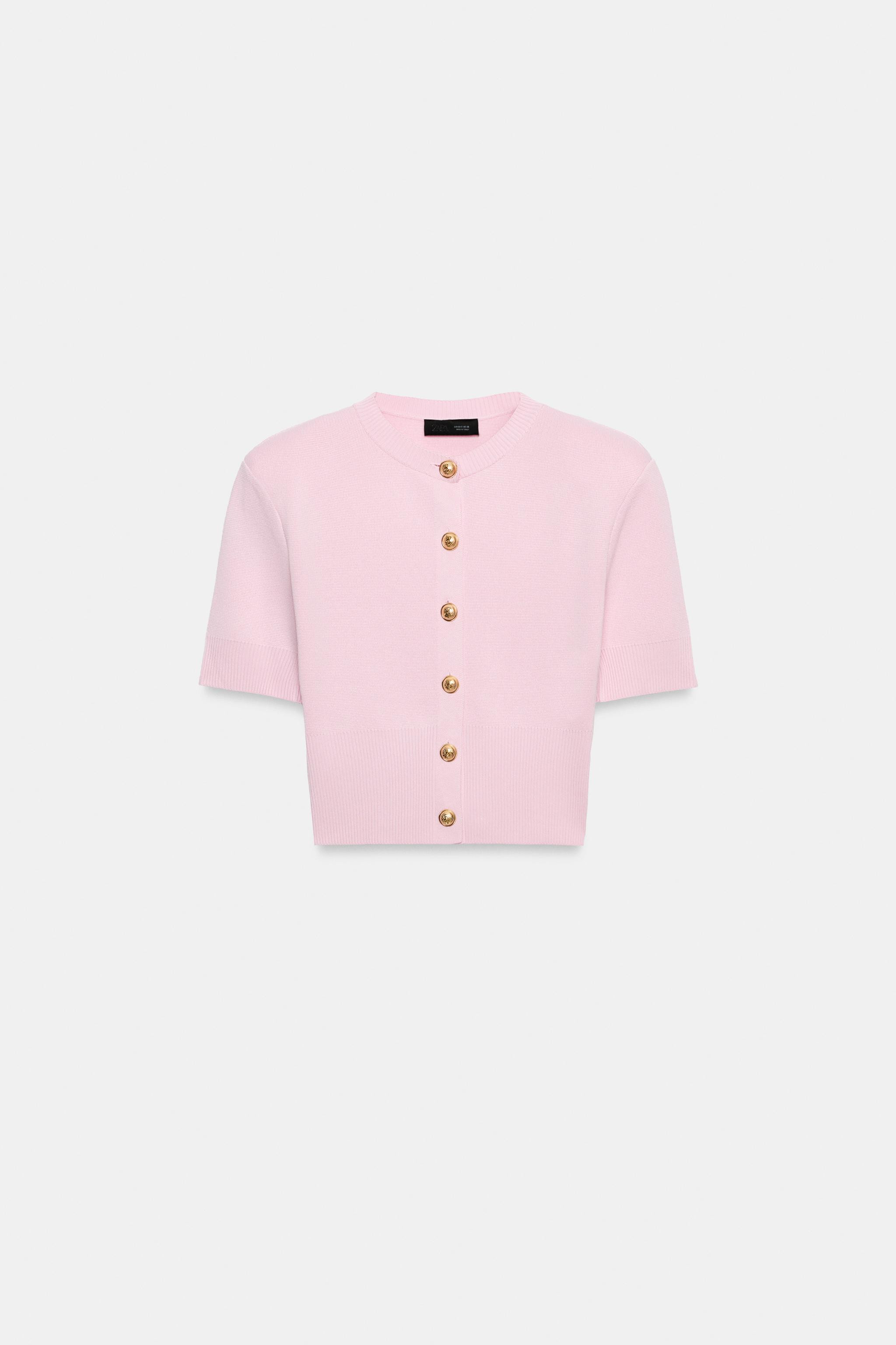 SHORT SHOULDER PAD JACKET | Zara US