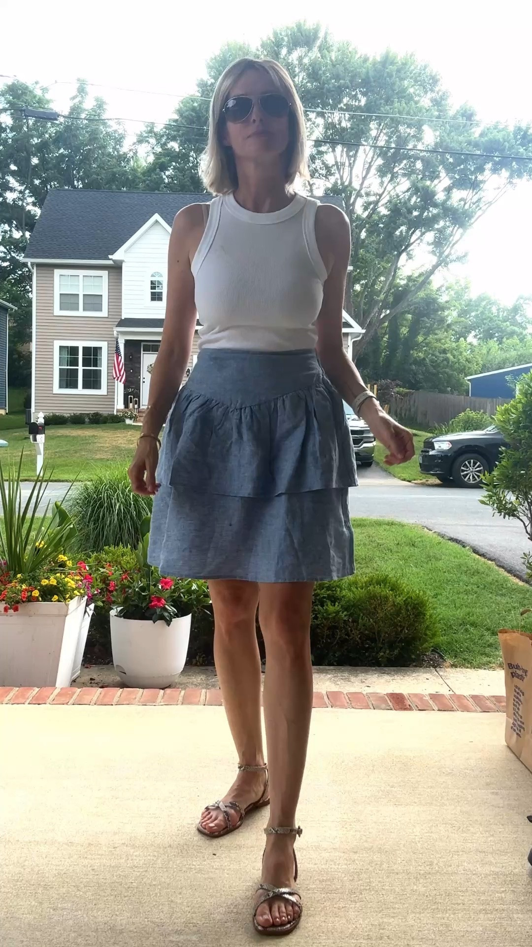 OOTD- love this pull- on skirt from @Boden (UK)

#LTKgrwm #LTKootd #LTKOver40
