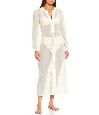 x M.G. Style Salty Sands Crochet Maxi Dress Swim Cover Up | Dillard's