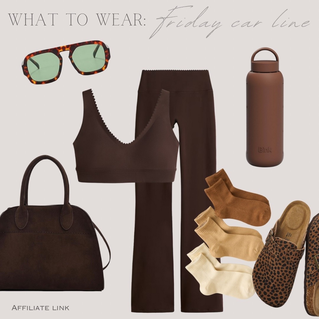 What to wear: Friday Car line 



Leggings, fall style, loungewear, comfy outfit, car line, outfit Inspo, fall outfit, leggings, slides, fall shoes, matching set, clogs, boyfriend socks 

#LTKActive #LTKStyleTip #LTKSeasonal