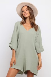 Egidio Playsuit - Sage | Petal & Pup (US)