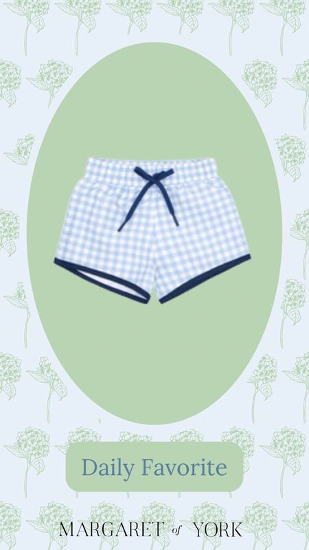 Boys gingham swim trunks. #swim #kids

#LTKswim #LTKkids