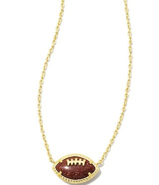 Football Short Pendant Necklace | Dillard's