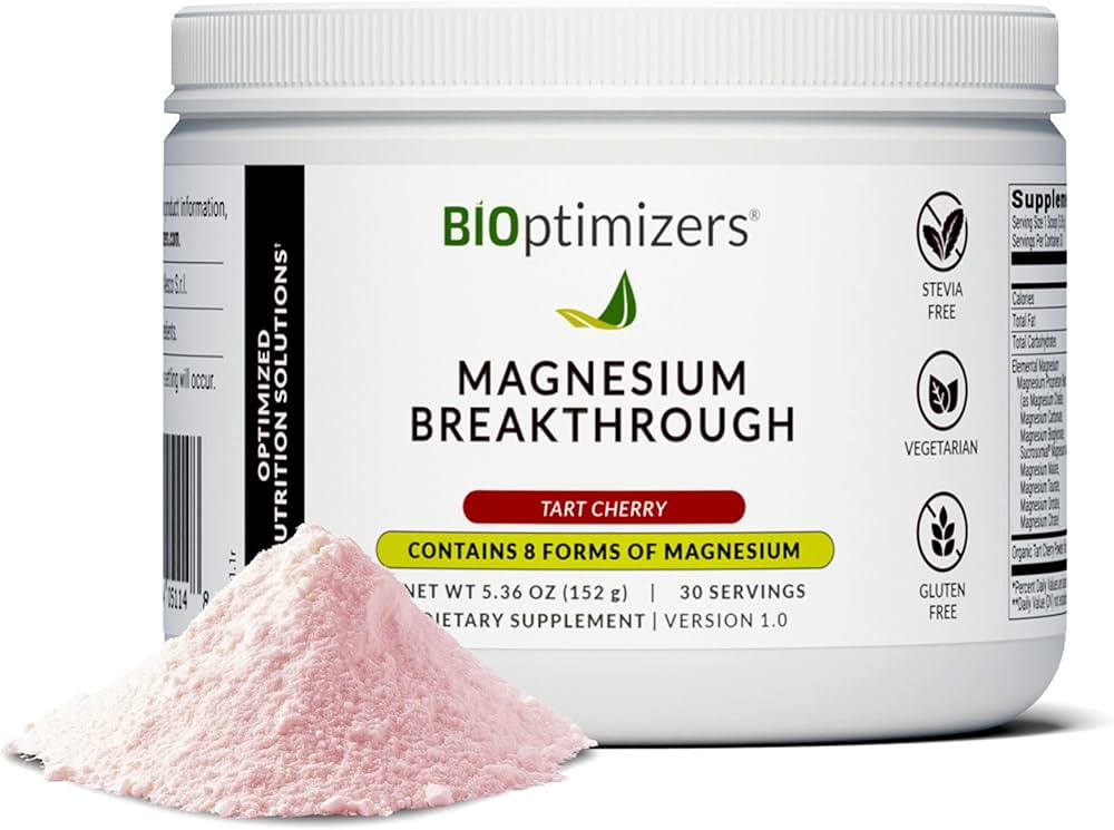 BIOptimizers Magnesium Breakthrough Drink - 8 Forms of Magnesium, Electrolytes, Sleep Health, Str... | Amazon (US)