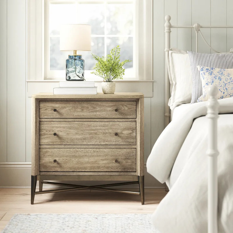 Regan Steel Nightstand | Wayfair North America