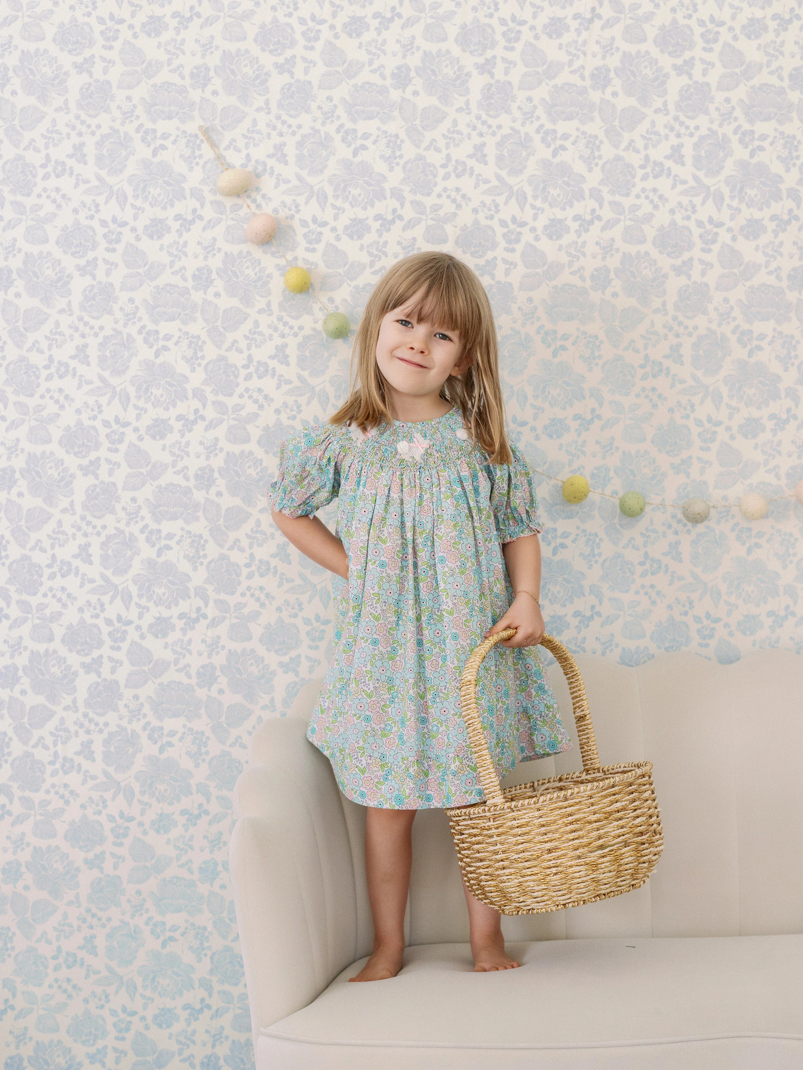 Polly Bunny Smocked Dress | Poppy Kids Co