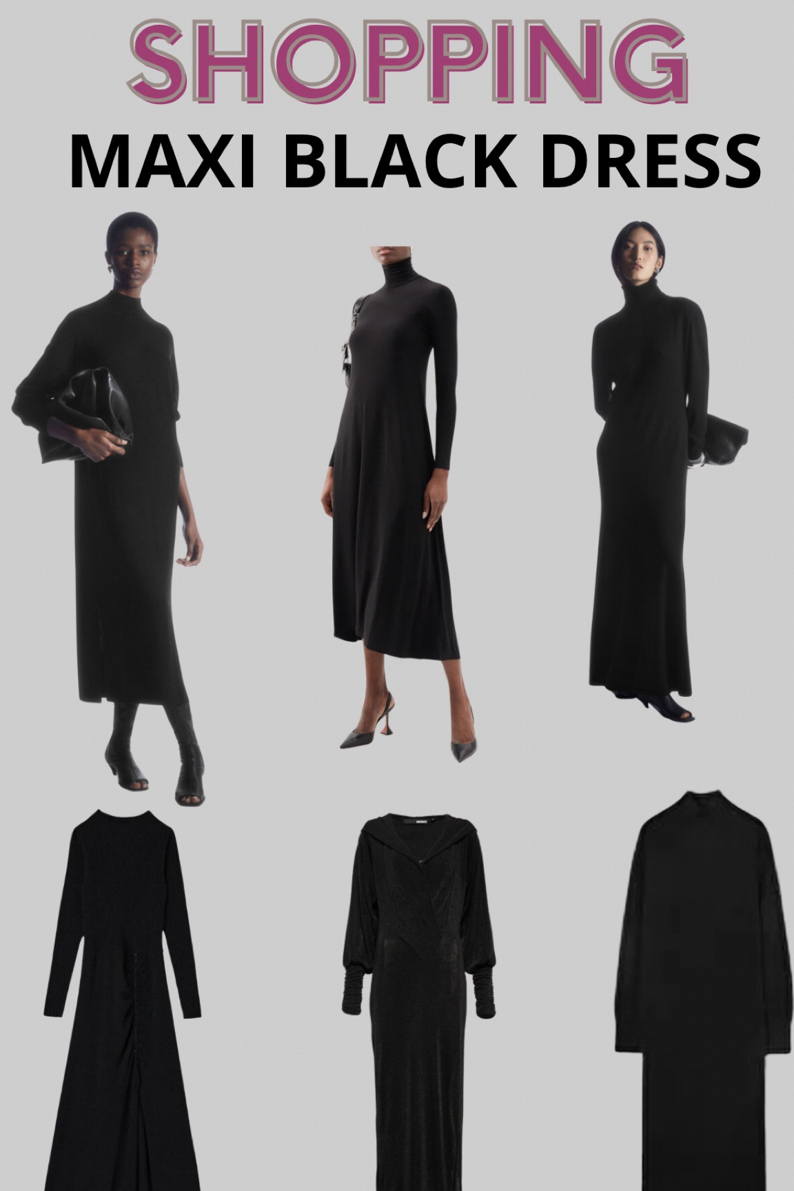 Maxi black dress 

#LTKsalealert #LTKSeasonal #LTKeurope