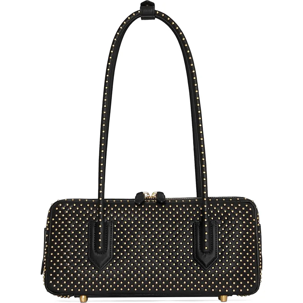 Rebecca Minkoff The Brief Studded Leather Shoulder Bag in Black at Nordstrom Rack | Nordstrom Rack