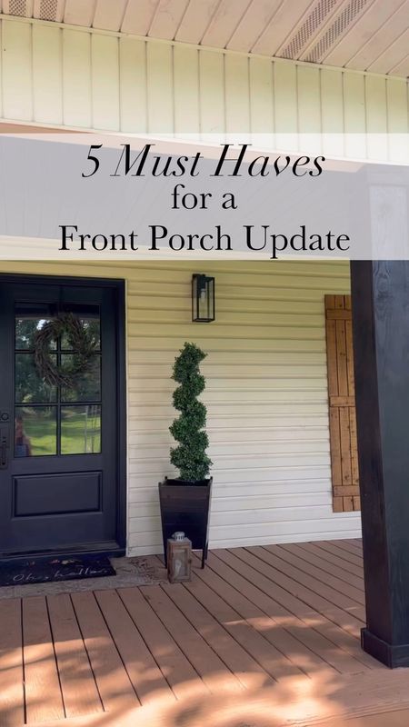 Front porch makeover must haves that are actually budget friendly 

#LTKHome #LTKSeasonal #LTKVideo