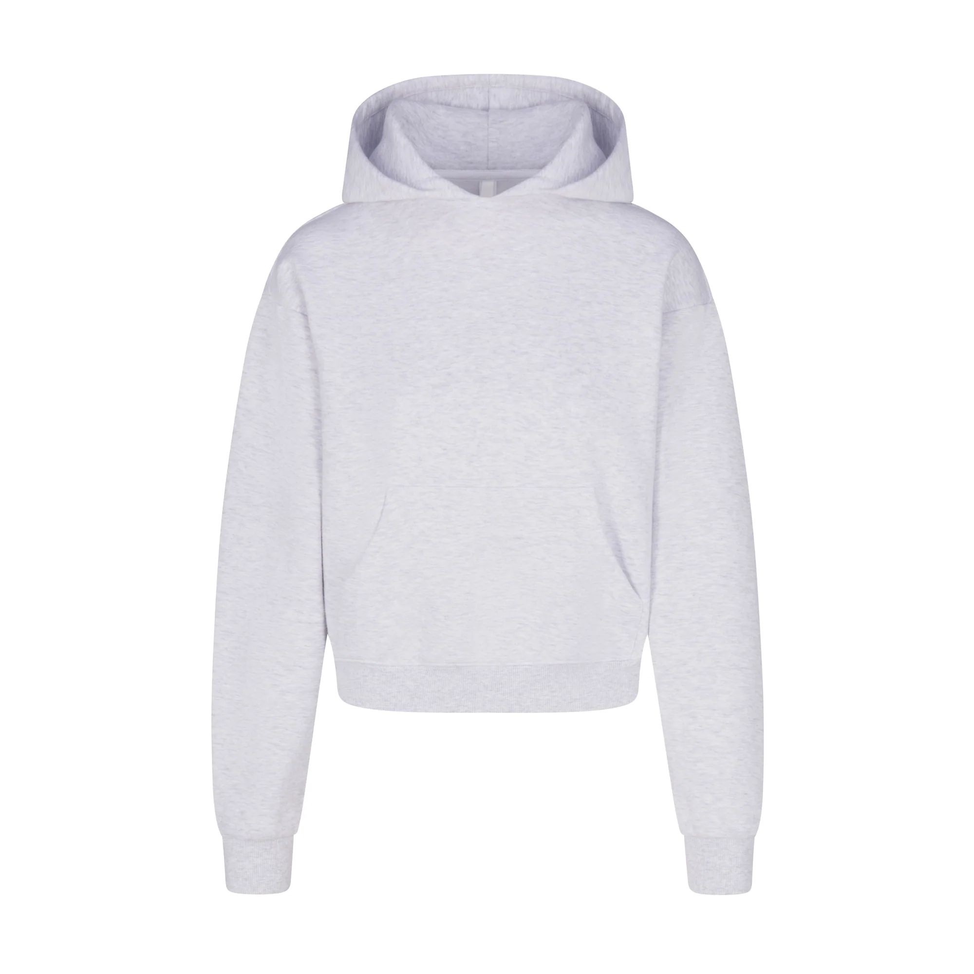 COTTON FLEECE CLASSIC HOODIE | LIGHT HEATHER GREY | SKIMS (US)