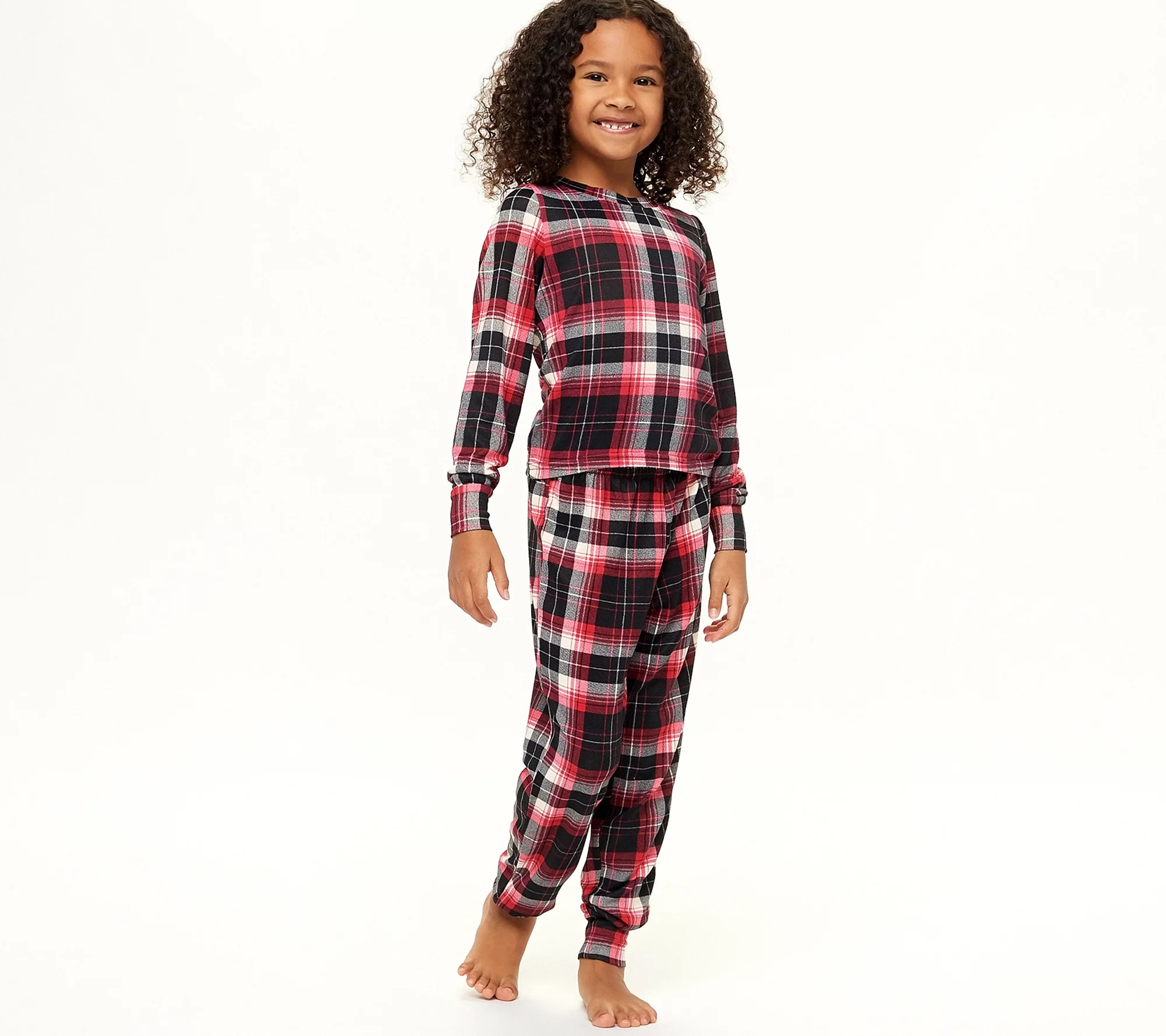 MUK LUKS Children's Butter Knit Matching Pajama Set - QVC.com | QVC