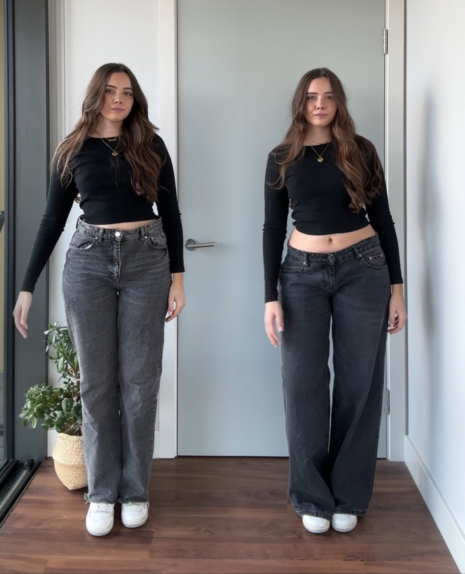 Low rise & high rise all black outfit 🖤

#LTKmidsize #LTKU #LTKeurope