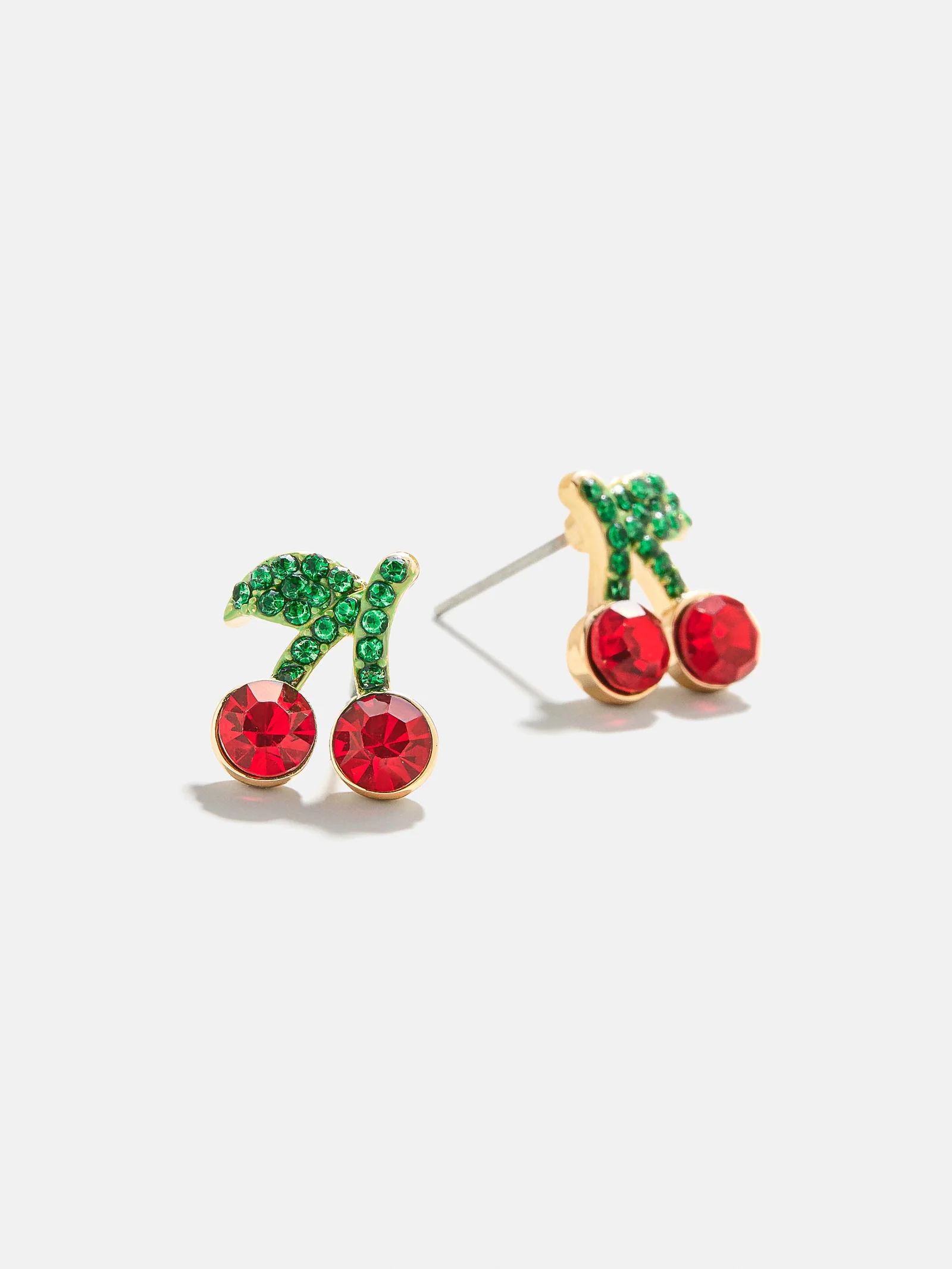 Making Me Cherry Earrings - Cherry Stud Earrings | BaubleBar (US)