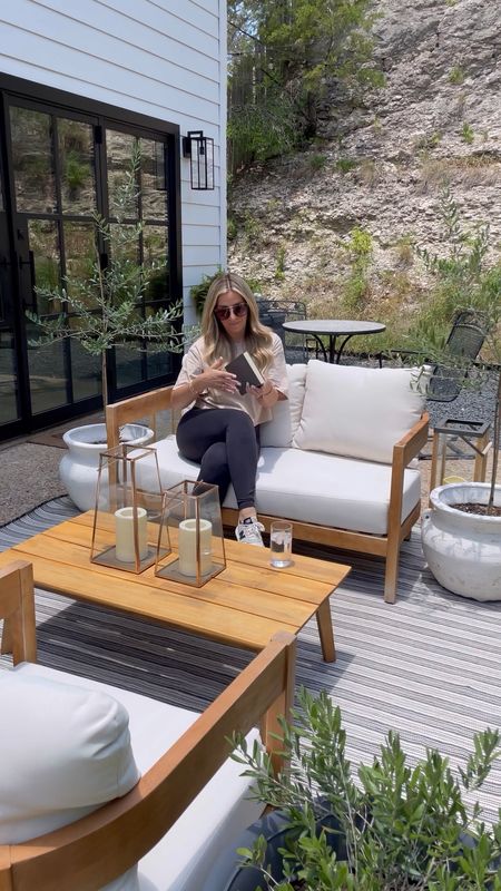 My outdoor patio loveseat and coffee table set is still in stock and on sale! This has held up so well for us and great furniture for a smaller outdoor area! Linked some similar style options as well!

#LTKSeasonal #LTKhome #LTKsalealert