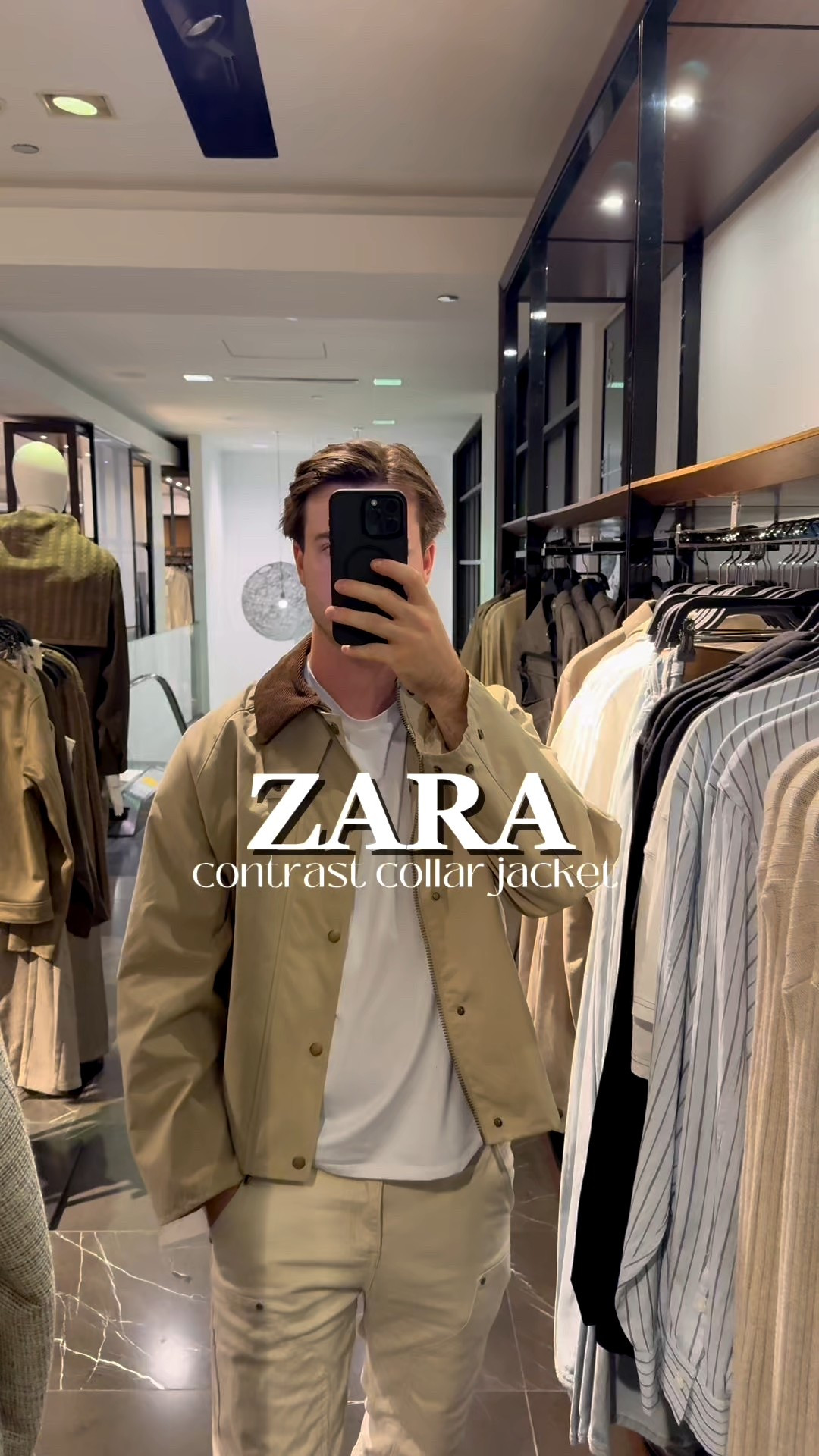 Men’s contrast collar jacket from Zara. Perfect for fall & fits true to size 

#LTKSeasonal #LTKStyleTip #LTKMens