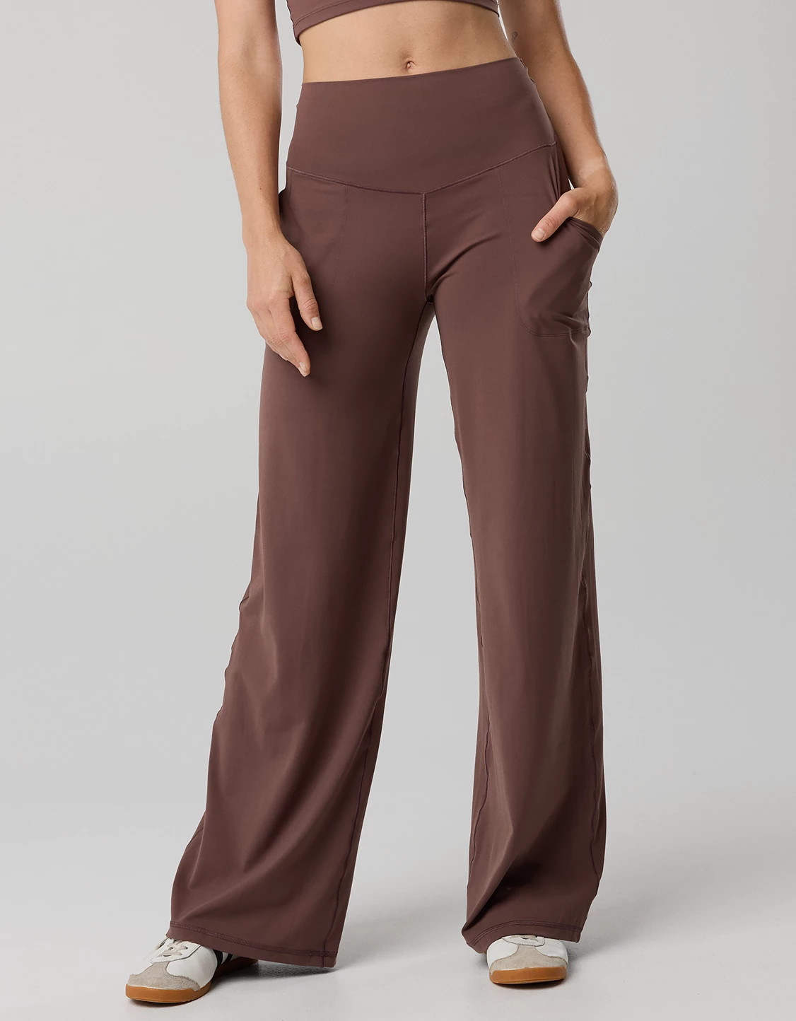 OFFLINE By Aerie Real Me XTRA High Waisted Tie Back Trouser | Aerie