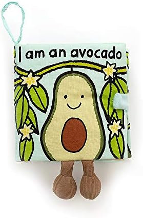 Jellycat I Am an Avocado Soft Cloth Book for Baby | Amazon (US)