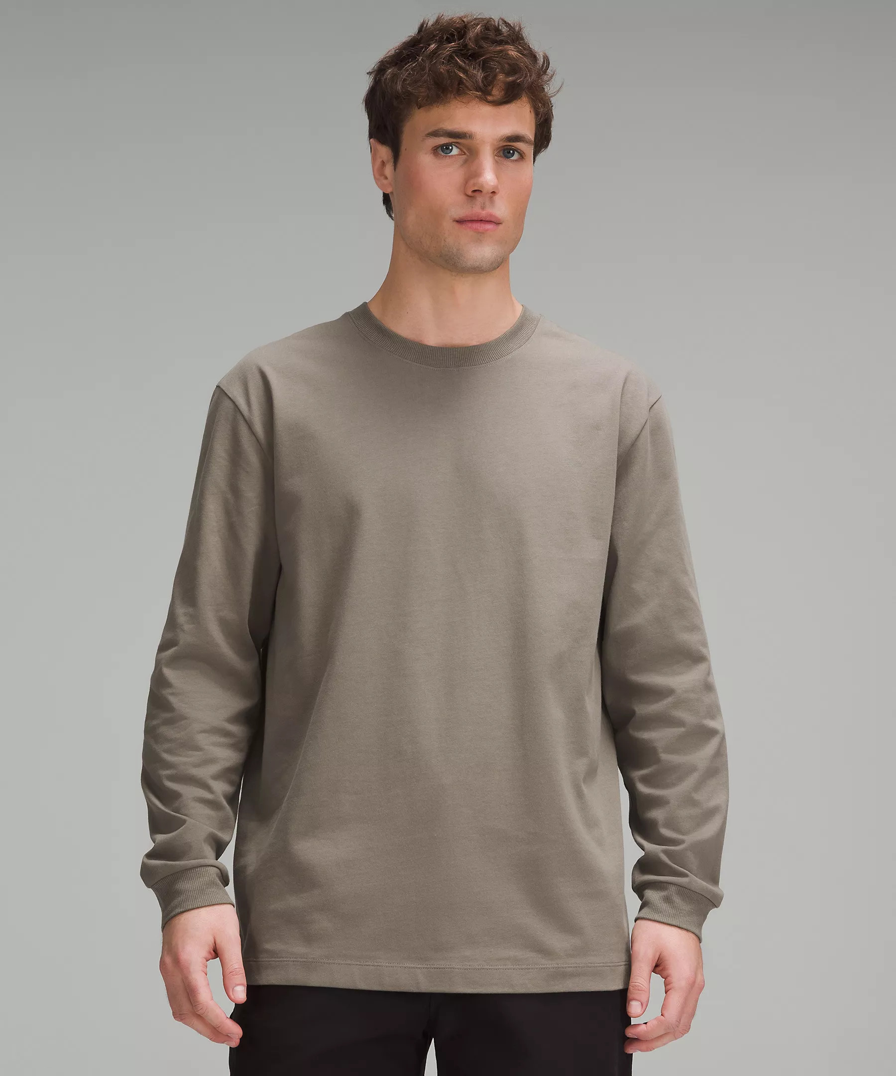 Heavyweight Cotton Jersey Long-Sleeve Shirt | Men's Long Sleeve Shirts | lululemon | Lululemon (US)