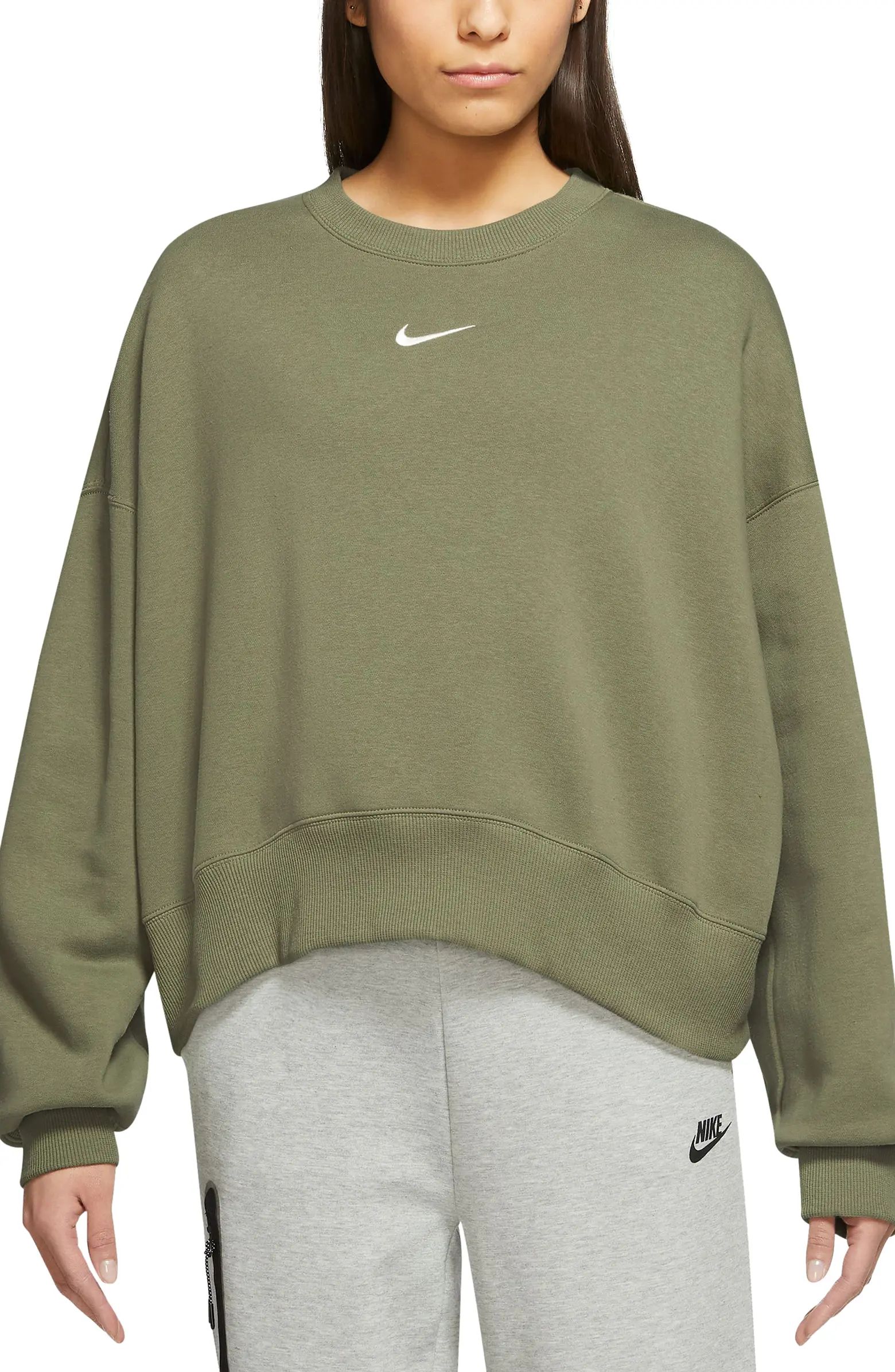 Nike Phoenix Fleece Crewneck Sweatshirt | Nordstrom | Nordstrom