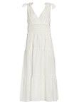 Tamar Tie-Strap Smocked Dress | Saks Fifth Avenue