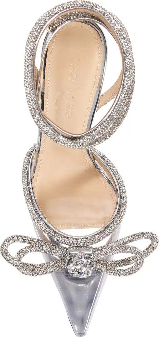 Double Crystal Bow PVC Pump | Nordstrom