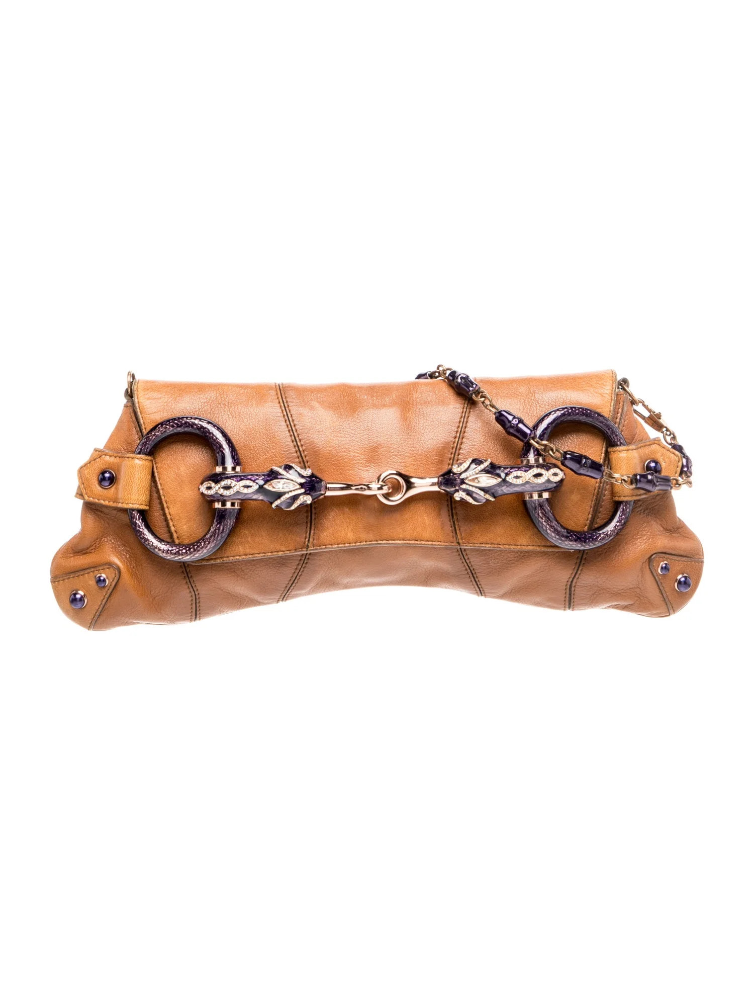 Gucci Serpent Horsebit Chain - Brown Shoulder Bags, Handbags - GUC2008816 | The RealReal | The RealReal