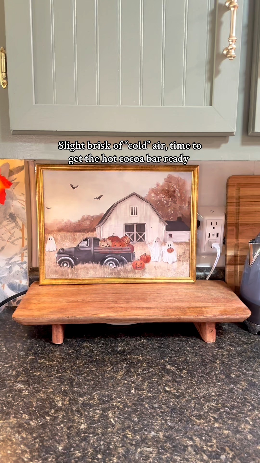 Halloween hot cocoa bar 