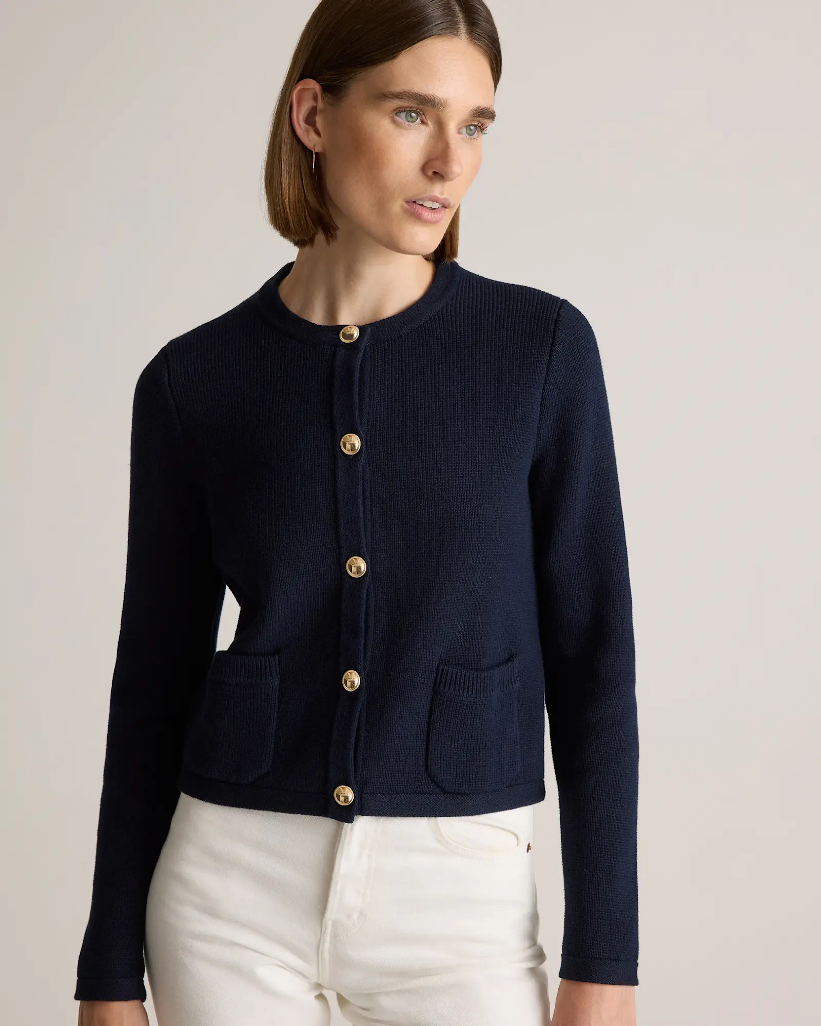 100% Organic Cotton Sweater Jacket | Quince