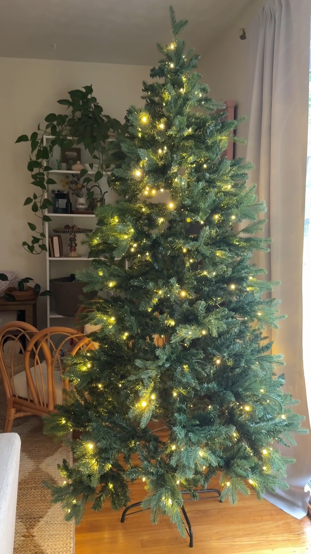 This is such a good tree for under $100!!!! 🌲🌲

It has tons of light settings, it’s so easy to set up, & I love that the branches look realistic. 

A tip: bend the outside branches up a little to give it a natural look 🌲



#LTKSeasonal #LTKHoliday #LTKHome