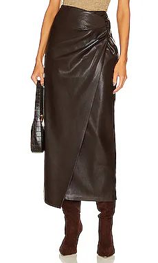 Marcha Leather Maxi Skirt
                    
                    Nanushka | Revolve Clothing (Global)