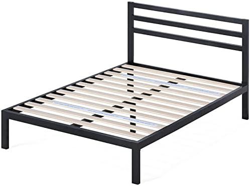 ZINUS Mia Metal Platform Bed Frame with Headboard / Wood Slat Support / No Box Spring Needed / Ea... | Amazon (US)