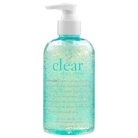 philosophy Clear Days Ahead(TM) Oil-Free Salicylic Acid Acne Treatment Cleanser 8 oz | Sephora (US)