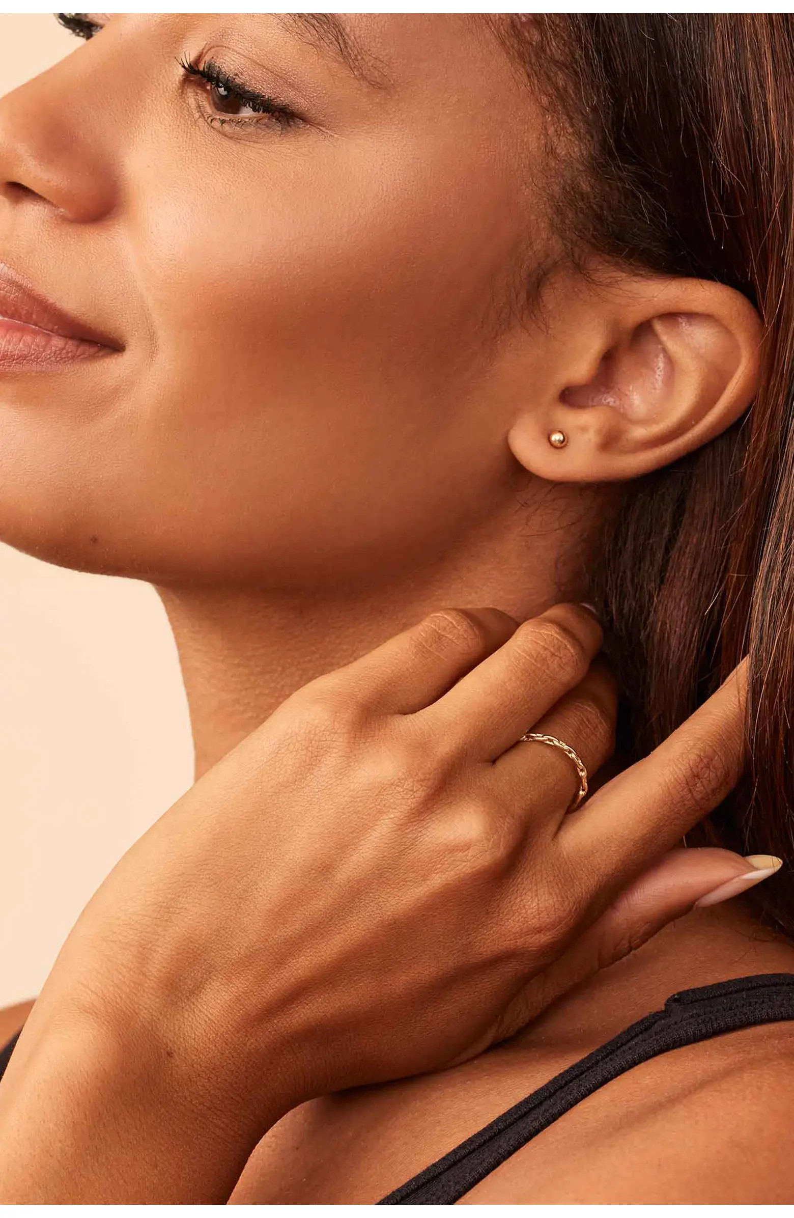 14K Yellow Gold Have A Ball Stud Earrings | Nordstrom