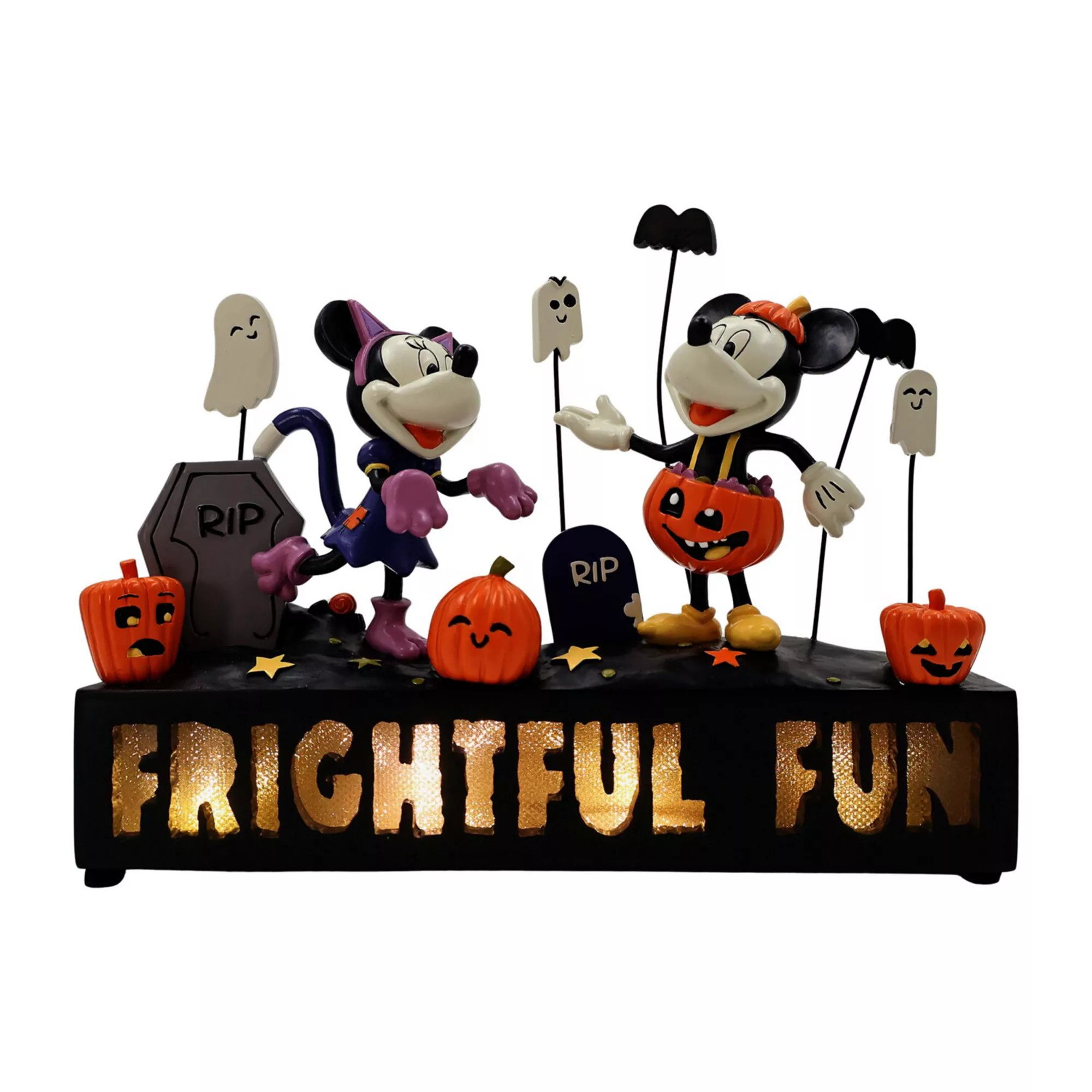 Celebrate Together\u2122 Disney's Mickey Mouse & Minnie Mouse Frightful Fun LED Table Decor | Kohl's