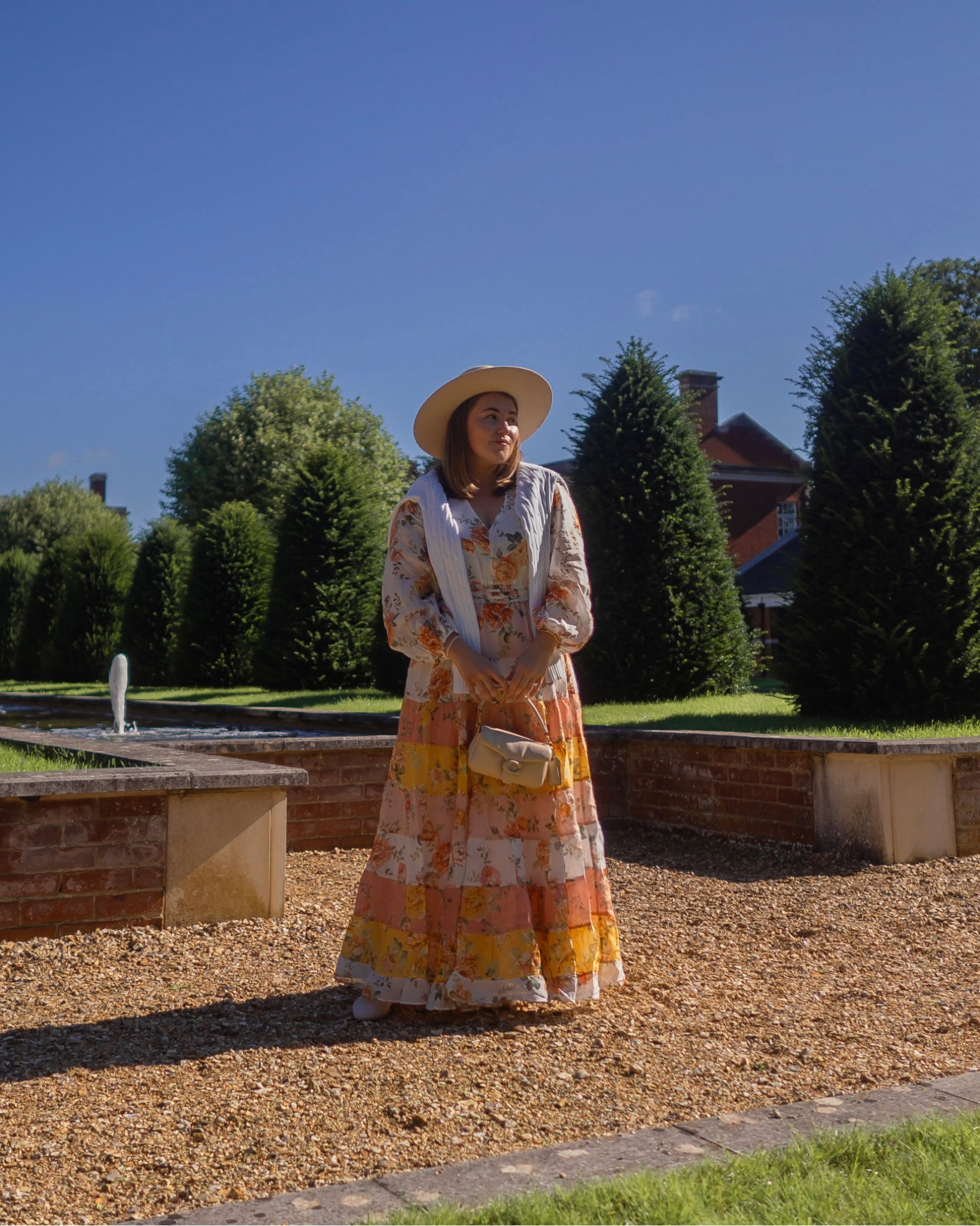Floral dress for autumn 
