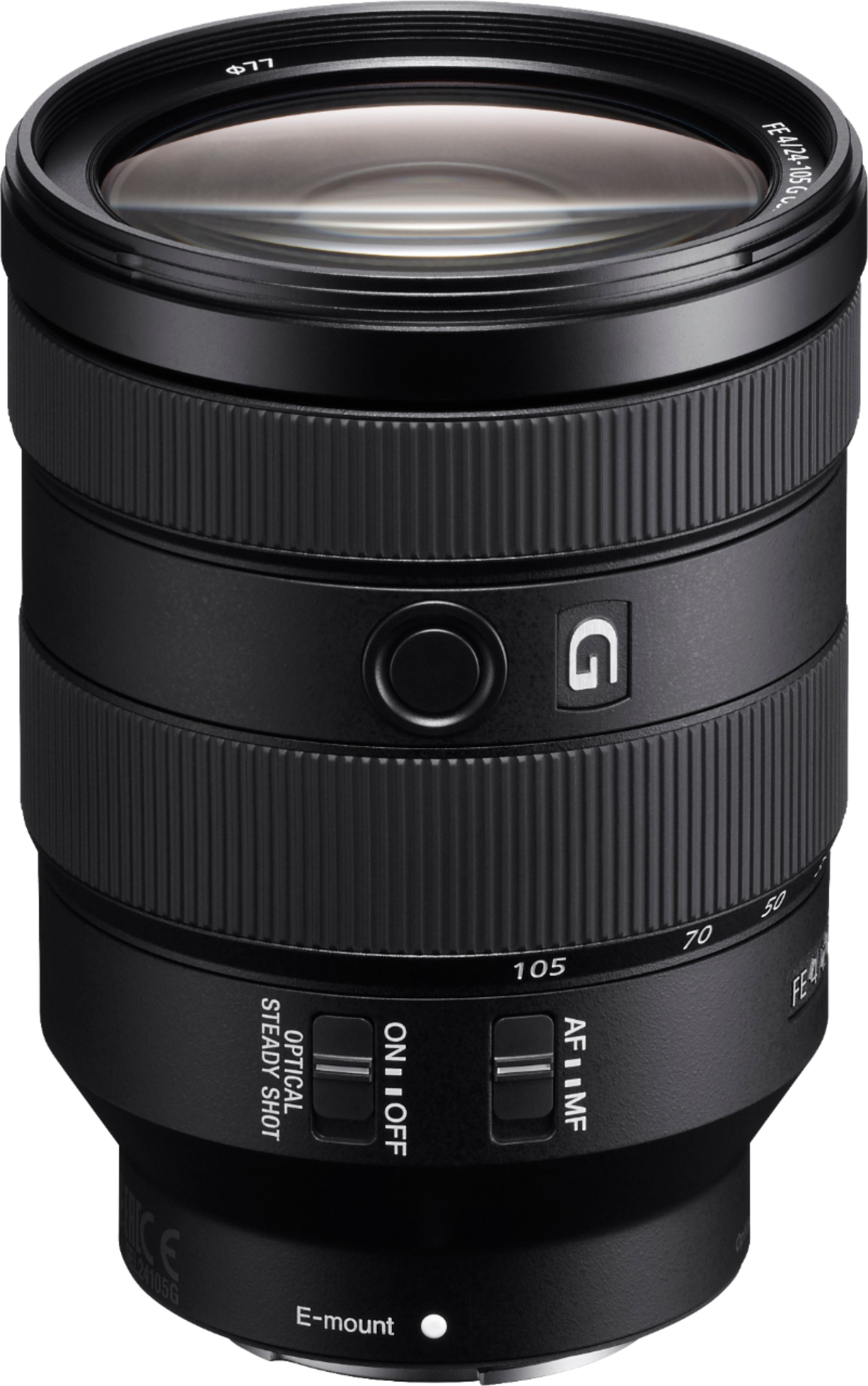 Sony G 24-105mm f/4 G OSS Standard Zoom Lens for E-mount Cameras Black SEL24105G/2 - Best Buy | Best Buy U.S.