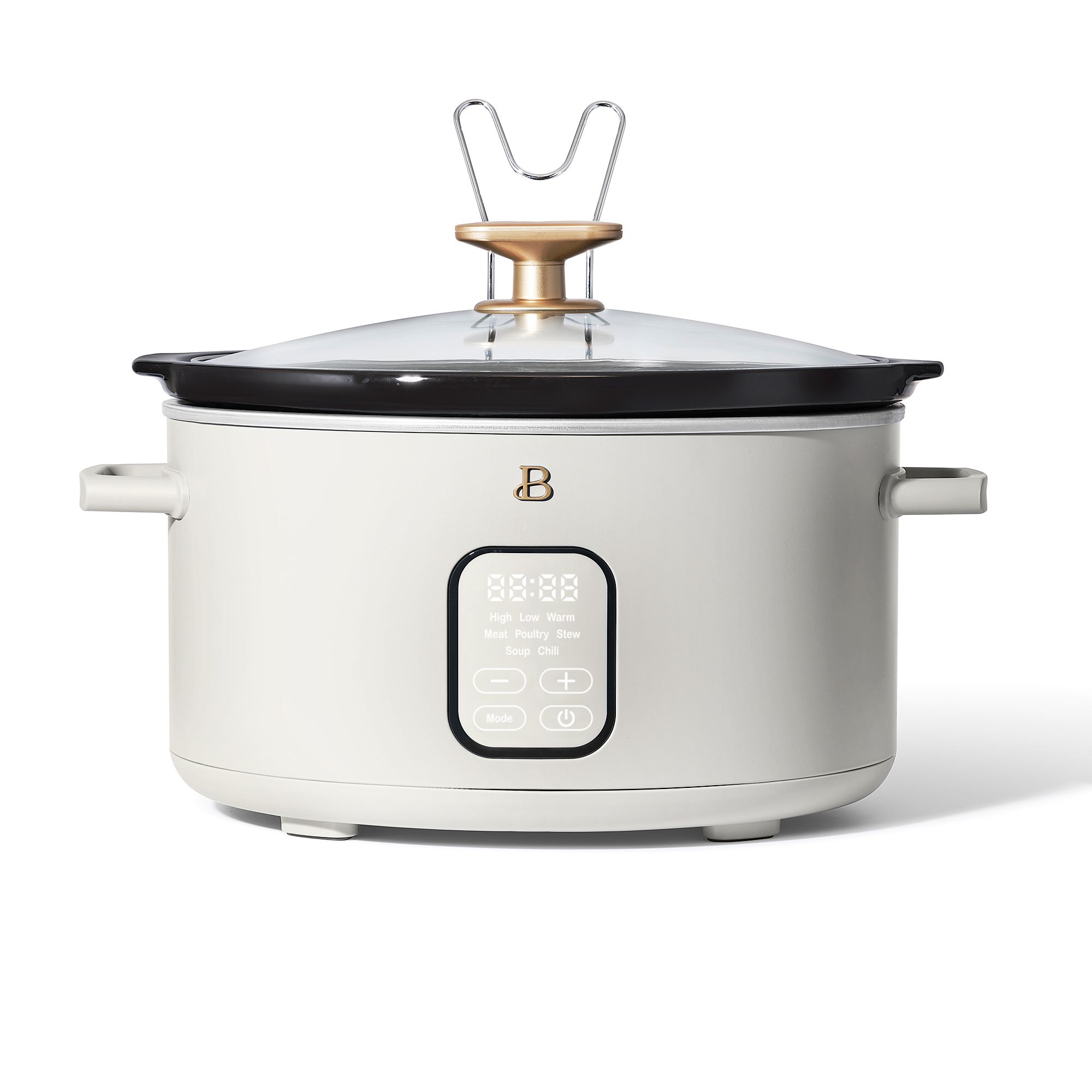 Beautiful 6 Qt Programmable Slow Cooker, White Icing by Drew Barrymore | Walmart (US)