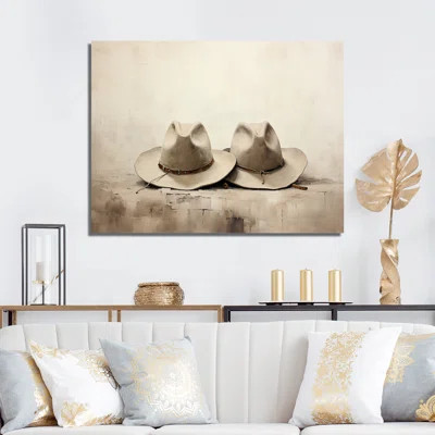 Maneh Minimalism Cowboy Hats - Cowboys Wall Decor | Wayfair North America