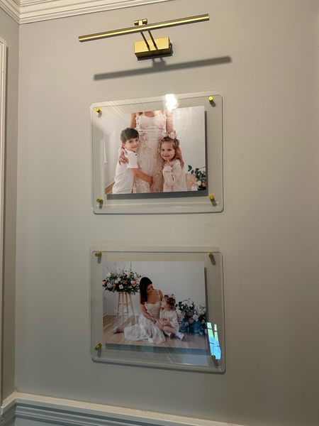 Amazon acrylic floating frames 
Picture frames 
Photo light 
Art light 

#LTKHome #LTKFindsUnder100