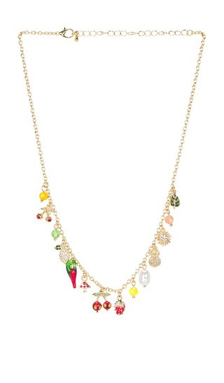 Parker Charm Necklace in Gold | Revolve Clothing (Global)