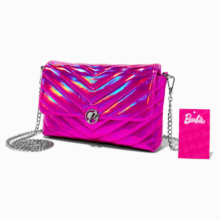 Barbie™ Pink Quilted Crossbody Bag | Claire's (US)