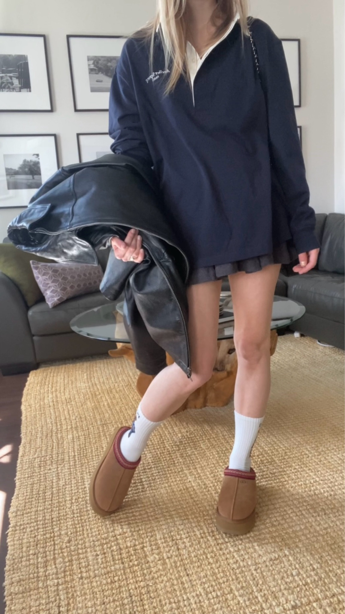 Styling my new UGG Tazz slippers in my latest TikTok video ✨ Leather jacket is thrifted!

#LTKShoeCrush #LTKFindsUnder100 #LTKSeasonal