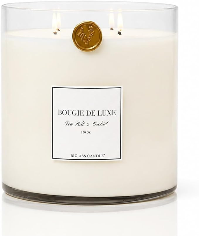 | Huge 10lb Luxury Candle, 150oz, Up to 500 Hours | Sea Salt & Orchid | Sea Salt, Jasmine, Lily |... | Amazon (US)