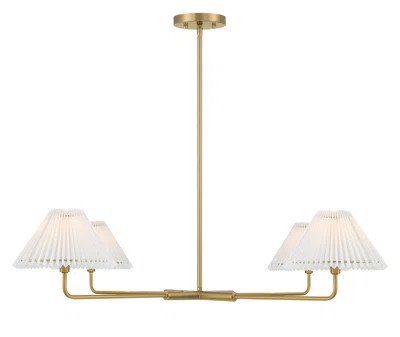 Darya 4 Light Metal Dimmable Geometric Chandelier | Wayfair North America